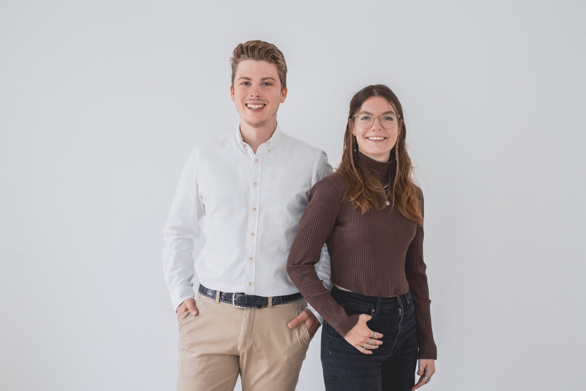 Robin Schumacher und Nora Weirich